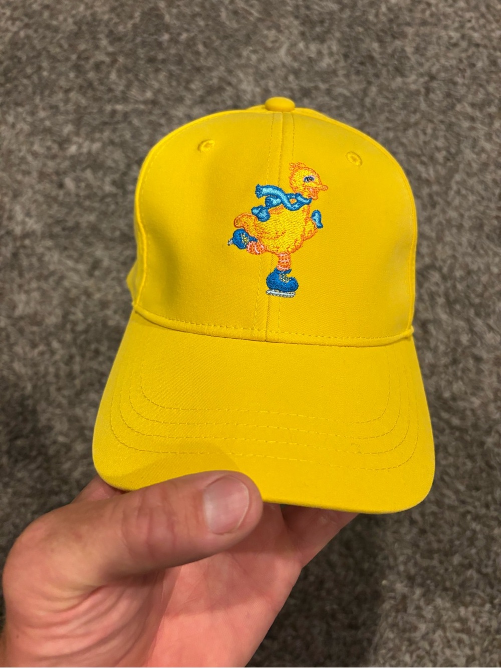 Sesame Street Cap with Big Bird Embroidery